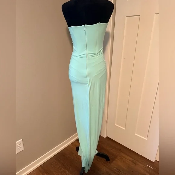 green emerald velvet dress Kimberly main image 0